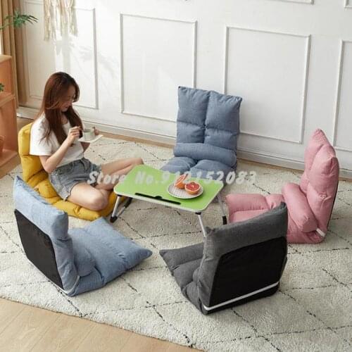 Lazy sofa tatami bed back chair Japanese-style floor small sofa folding single bay window computer recliner