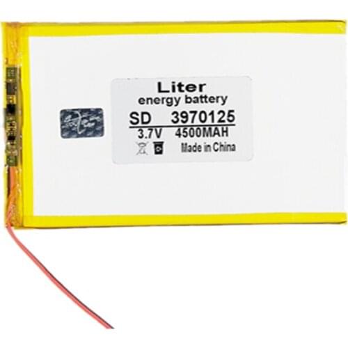 Li-Po 3.7V 4500mah 3970125 Lithium Polymer Li-Po Rechargeable battery For DIY GPS Power bank Tablet PC MID DVD PAD