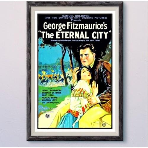 N422 THE ETERNAL CITY Vintage Classic Movie Wall Silk Cloth HD Poster Art Home Decoration Gift