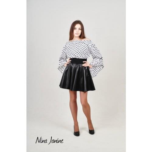 Nina Janine Polka Dot Blouses