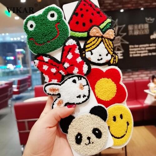 VIKAR New Childrens Cute Cartoon Hairpins For Girls Summer Hair Jewelry Fashion Headwear Princess Barrettes Hair Accessories
