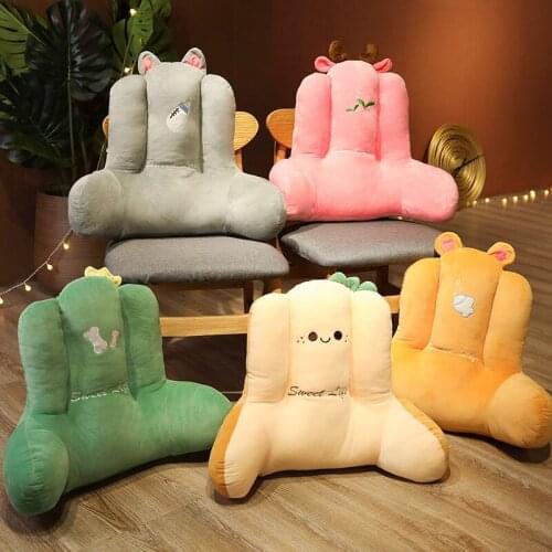 NEW Toast Deer Husky Dinosaur Pillow Animal Seat Cushion Stuffed Plush Sofa Indoor Floor Home Chair Decor Winter Children Gift