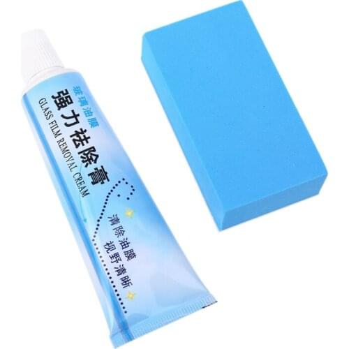 G99F Auto Car Glass Polishing Degreaser Cleaner Oil Film Clean Polish Paste for Bathroom Window Glass Windshield Windscreen