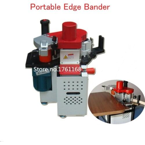 Portable Edge Bander Adjustable Speed Control Manual Edge Banding Machine 110V/220V JBT90 Woodworking Machine
