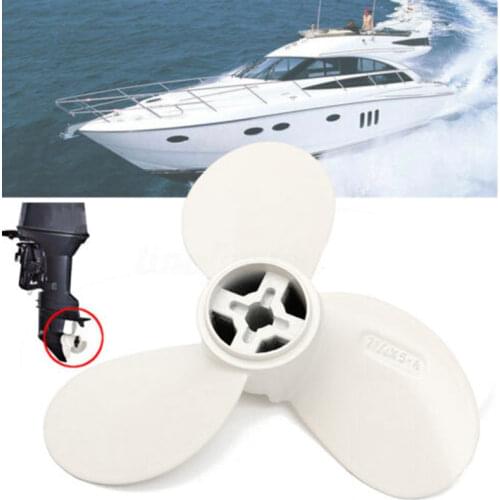 7 1/4X5-A Propeller 2HP Metal Outboard For Marine Boat Motor Aluminum Alloy Replacement