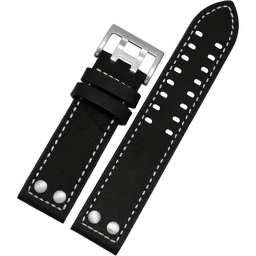 Genuine leather watchband for H-AMILTON H760250 H77616533 wristband brand watch straps 20mm 22mm with Button clasp