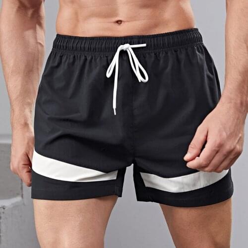 Running Sport Shorts Men Summer Gym Basketball Soccer Fitness Jogging Workout Boxer Reflective Drawstring Fit Track Short Jogger