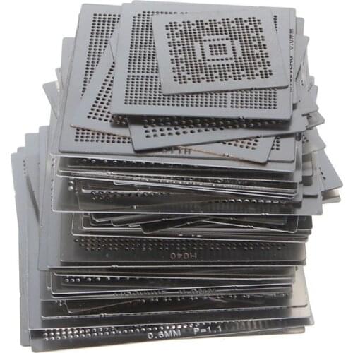 130Pcs/set BGA Stencils Universal Direct Heated Steel Stencils for Notebooks Desktop Motherboards Soldering Supplies
