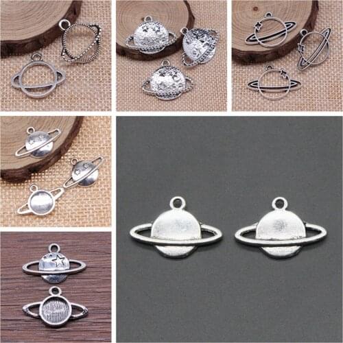 Malzahar Saturn Solar System Charms diy jewelry bracelet charms for jewelry making kit accessories