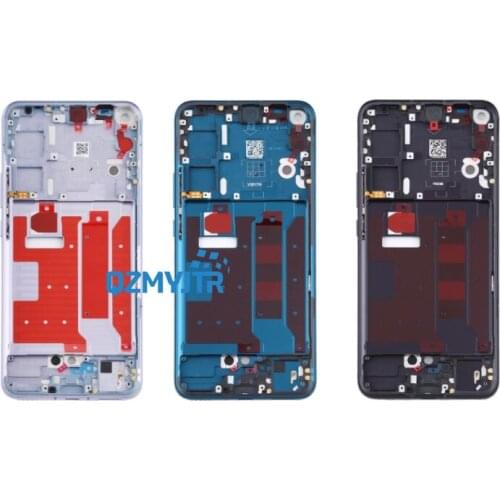 High Quality For Huawei Nova 7 5G Middle Frame Front Housing Lcd Holder Rear Bezel Plate Faceplate Chassis+Power Volume Button