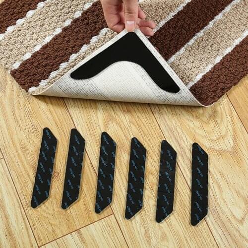 Bath Mat Fixer Tape Anti Slip Sticker Reusable Bathroom Carpet Anti-Slip Self-Adhesive Gripper Sticker Bathroom Rug коврик
