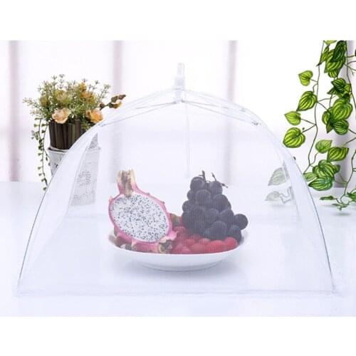 1PCS Large Pop-Up Mesh Screen Protect Food Cover Tent Dome Net Umbrella Picnic Food Protector Anti Fly Mosquito Kitchen Tool
