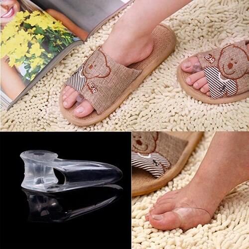 2Pcs Soft Gel Pain Relief Stretcher Straightener Alignment Bunion Toe Separator Reduces Toe Foot Discomfort Alleviates Tension