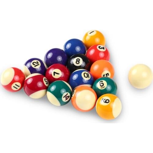 25MM / 38MM Children Billiards Table Balls Set Resin Small Pool Cue Balls Full Set