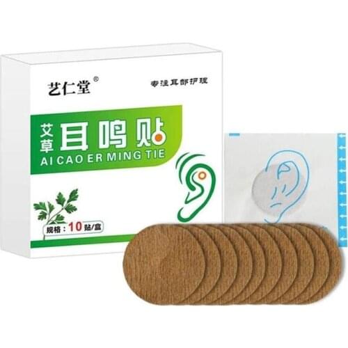 6Pcs Tinnitus Sticker Treatment Patch Hearing Loss Sticker Ear Pain Deafness Stickers Natural Herbal Medical Plaster Ear Care