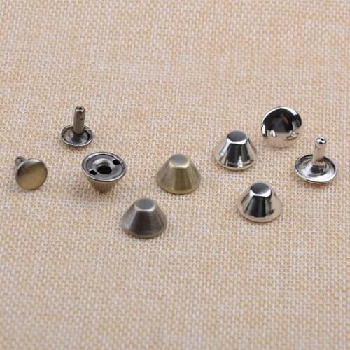 8mm,10mm,12mm - golden,gunmetal ,silver - Riveted Purse Feet metal bag rivet