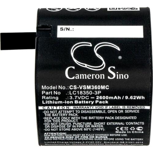 Cameron sino 2600mah battery for PANORAMIC V.360 HD V.360° HD LC18350-3P for VSN MOBIL V.360 HD V.360° LC18350-3P Camera Battery