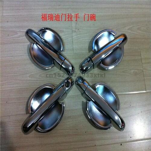 For Kia Forte 2009-2013 chrome style door handles and bowls car covers car accessories car stickers styling Car Styling