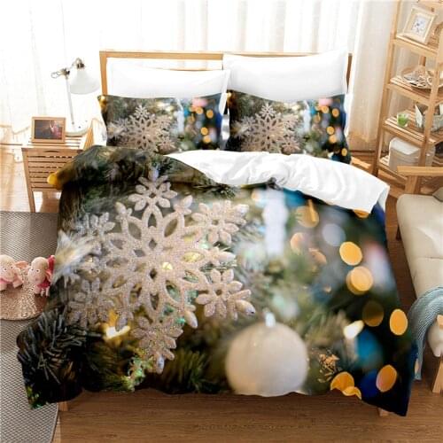 Christmas Atmosphere Bedding Set Duvet Cover Set 3d Bedding Digital Printing Bed Linen Queen Size Bedding Set Fashion Design