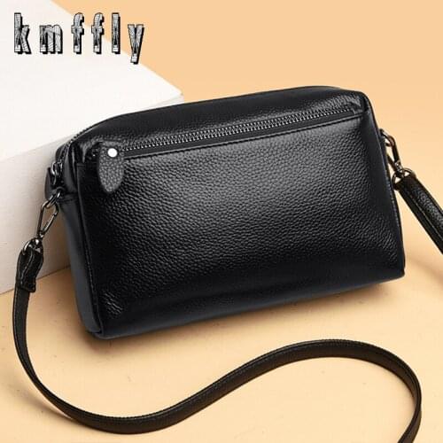 2021 Winter Style Leather Luxury Handbags Women Bags Designer Ladies Shoulder Crossbody Bags For Women First Layer Cowhide