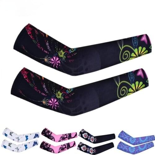 Summer SUN Protection Arm Warmers Cycling Anti-slip Arm Sleeve Breathable Riding Bicycle Arm Cover Basketball Fitness Oversleeve