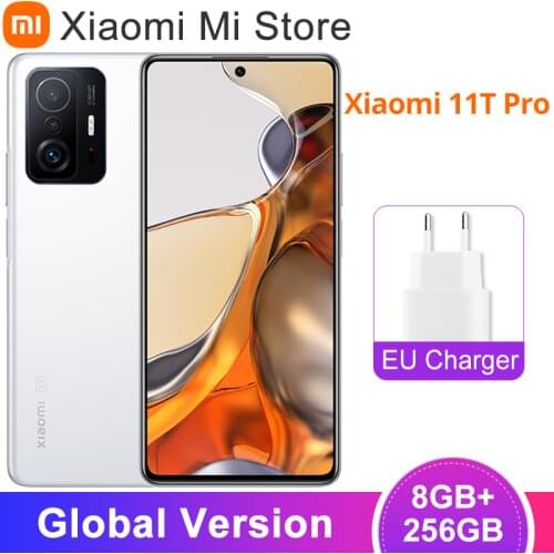【World Premiere】Global Version Xiaomi 11T Pro Mobile phone 128/256GB Snapdragon 888 Octa Core 120W HyperCharge 108MP Camera