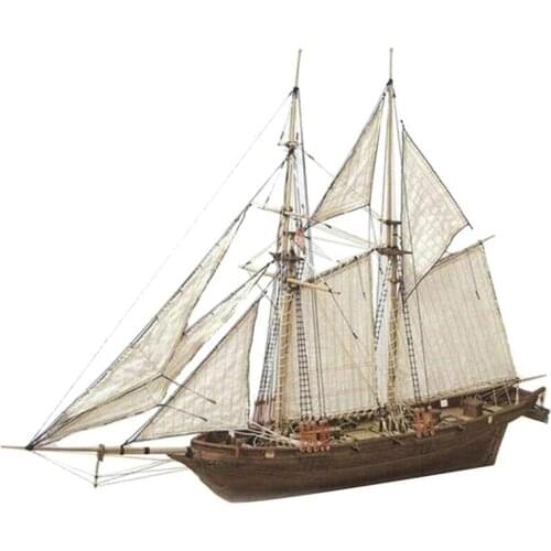 DIY Ship Assembly Model Kits 1/100 Classical Ship Models Sailing Boats Scale Model Decoration Boat Toy for Kids Adults