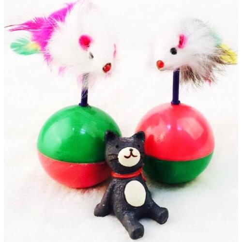 Fashion 1 pcs Funny Tumbler Mouse Toys for Cats Kitties Pets Accessories Cat Toy Hot products for Pet Cats Supplies