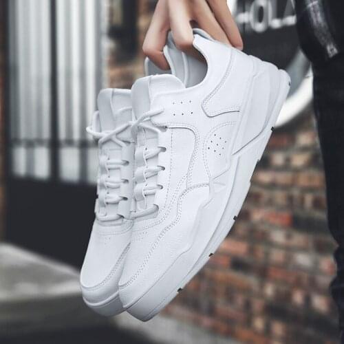 Men hot transpirables sport leather comfortable mens Sneakers sandalias sneakers Shoes shoe slip Fashion breathable casual 2020