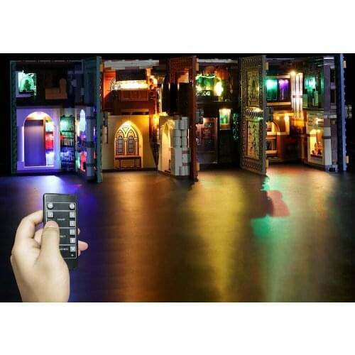 LED Lighting Kit For 76382 76383 76384 76385 Series Moment Bricks Lighting Toys（Only LED Light, No Kit