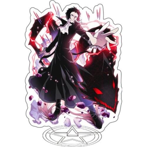 New 15CM Stand Anime Bungo Stray Dogs Acrylic Figure Dazai Osamu Stand Model Toys Kawaii Accessories For Boys Girls Gifts