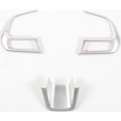 New ABS Car Styling For Jeep Renegade 2015 Up Steering Wheel Decoration Trim Cover Interior Auto Accessory