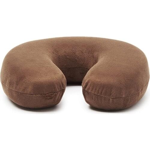 Neck Pillow Massager U Shaped Neck Micro Beads Rest Bed Slow Rebound Memory Foam Pillow Airplane Car Travel Pillow HealthCare