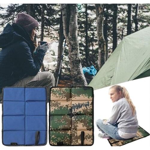 New Outdoor Foldable Seat Mat Portable Waterproof Seat Pad Oxford Cloth Fold 2 PC Camping Sleeping Mat Picnic Mat Waterproof