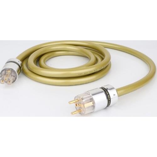 VDH Hifi Audio M.C the Mainsstream Hybrid Halogen Free Power Cable Aluminium Schuko Plug Cord Power Line CD