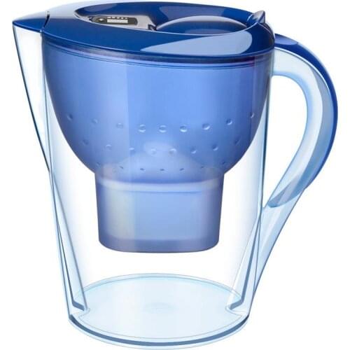 1x Water Filter Jug Removal of Bacteria Odour Rust Chlorine, BPA Free, 3.5 Litre