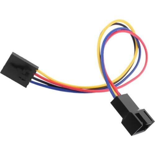 1 Pcs 5Pin to 4Pin Cooling Fan Connector Adapter 18cm Extension Cable Wire for Dell Styles 5 pin Latch Styles PC Laptop