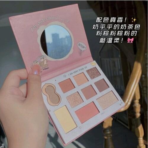 10 Color Shimmer Matte Eyeshadow Palette Glitter Shiny Eyeshadow Pallete Pearlescent Metallic Pigmented Makeup Palette Cosmetic