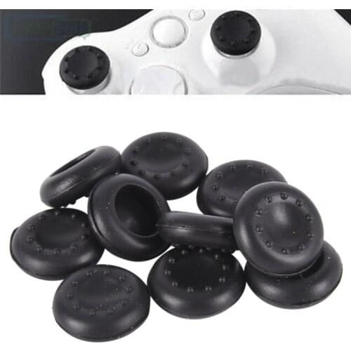 10pcs/lot Rubber Silicone Cap Analog Controller Silicone Cap Cover Thumb Stick Grip For PS3 PS4 XBOX 360 5 Colors