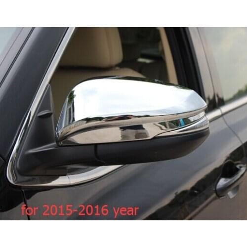 2PC ABS FOR TOYOTA Highlander 2015-2017 / 2009-2014 Rearview mirror cover decorate sticker