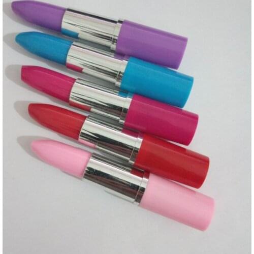 200 pcs novelty stationery ballpoint pen scalable simulation modeling lipstick pens stationery school office writing ballpen