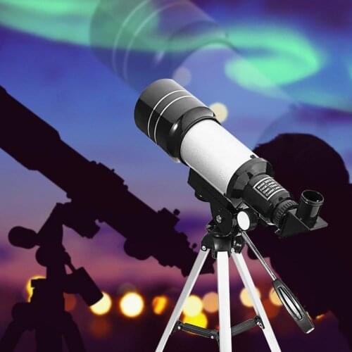 One-handed Astronomical Telescope With Aluminum Tripod Sky Space Observation Monocular With Phone Camera Clip Travel Telescope