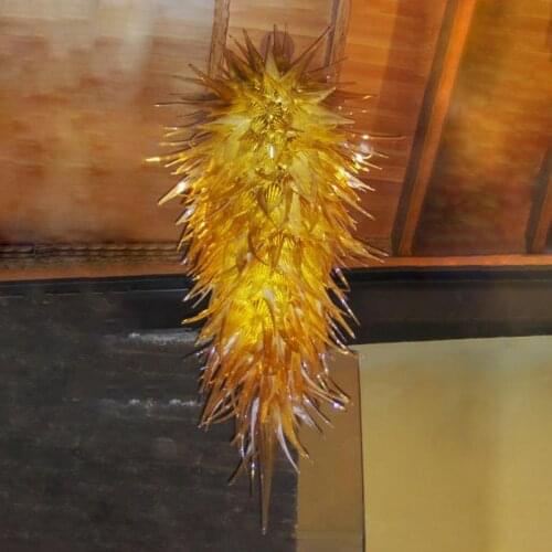 Large Chandeliers Ceiling Light Modern Hand Blown Glass Pendant Lamp for Hotel Home Decoration LED E14 110V-240V