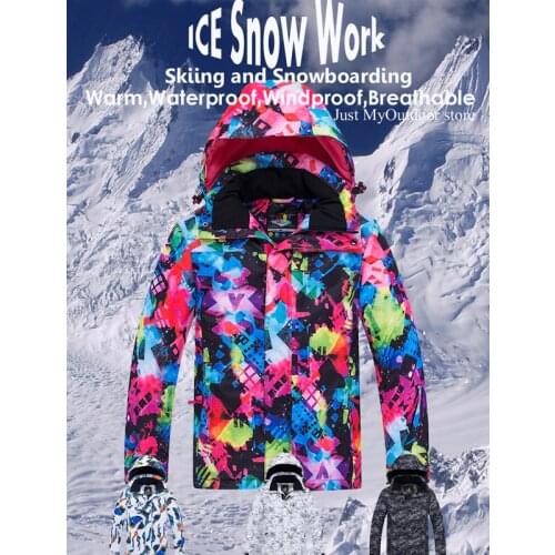 Children Snow Suit Wear Outdoor Waterproof Windproof Warm Costumes Winter Snowboarding Ski Jacket Bibs Pant for Boys and Girls