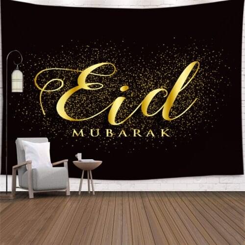 Eid Tapestry Islam Decoration Ramadan Mubarak Kareem Wall Hanging For Living Room Background Ceiling Wall Cloth Home Decor