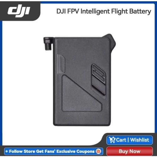 DJI FPV Intelligent Flight Battery to approximately 20 minutes of flight time. Built-in intelligent battery management system