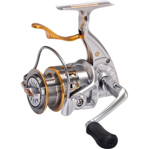 Spinning Fishing Reels Metal Body 5.2:1 Gear Ratio Smooth 10BB for Inshore Boat Rock Freshwater Saltwater Fishing Handbrake Reel
