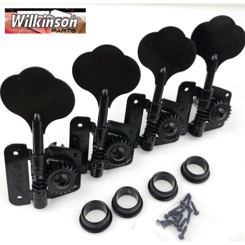 Open Frame wilkinson Electric Bass Guitar Machine Heads Tuners Guitar Tuning Pegs WJBL-200 Black Made In Korea