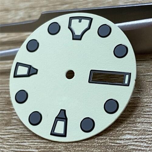 Canned Tuna Shell 28.5mm watch dial Aluminum for NH35A/ NH36A /SKX007 watch dial parts watch accessories