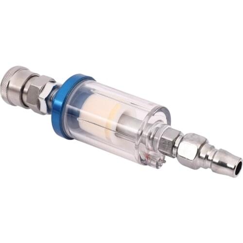 1/4 "mini oil & water separator with integrated air filter for spray gun